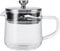 La Cafetière Loose Leaf 2-Cup/550ml Teapot with Lid, Heat-Resistant Glass Tea Infuser with Built-in Stainless Steel Filter for Tea Leaves and Ground Coffee Infusions