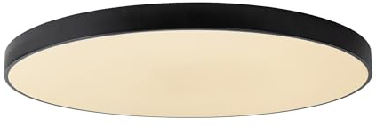 LUCIDE UNAR - Deckenleuchte - Ø 80 cm - LED Dim. - 1x80W 2700K - 3 StepDim - Schwarz