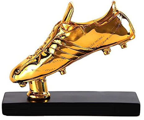 Trophées de Football en Résine Bottes d'or Réplique Coupes du Monde Chaussure d'or Objets de Collection Meilleur Tireur Trophée des Champions Fans Souvenir Vitrine Ornement