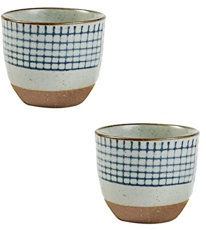 Levemolo 2piezas Taza De Sake De Pintada Mano Estilo Japonés para Personas Elegante para Ceremonia De Sake Casa