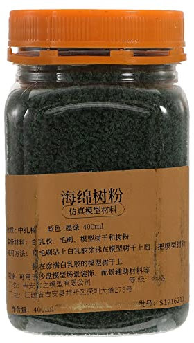 Milisten 1 Schwamm-landschaftsbau-Baum-Pulver Schwammbaumpulver Scatter des Szenenlayouts Kleid Baum Gras Miniaturen Kunstgras Szenenlayout-dekorstreuung Getrocknete Anlage Dicht