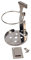 Toddmomy 1stk Getränkehalter Kann Flaschenhalter Becherhalter Für Kinderwagen Flaschenregal Für Angelstuhl Angeln Faltbarer Becherhalter Rostfreier Stahl Falten Angelzubehör