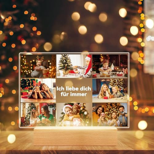 Bulaient Personalisierte Geschenke, Personalisiertes Fotoalbum mit Fotos, Geschenkideen für Frauen, Personalisierte Valentinstag Geschenke für Frauen & Männer