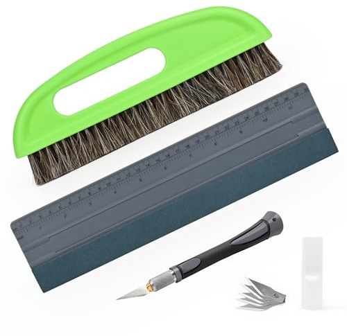EHDIS Wallpaper Smoothing Tool Kit Wallpaper Smoothing Brush Large Wallpaper Squeegee for Applying Peel and Stick Wallpaper, Vinyl Backsplash Tile,Smoothing Wallcovering