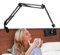 Support Tablette pour Lit Réglable Rotatif à 360°, Porte Tablette Téléphone avec Bras Stable en Acier Carbone, Accessoire pour iPhone, Kindle, iPad ou Autres Appareils avec Écran 4,7-7