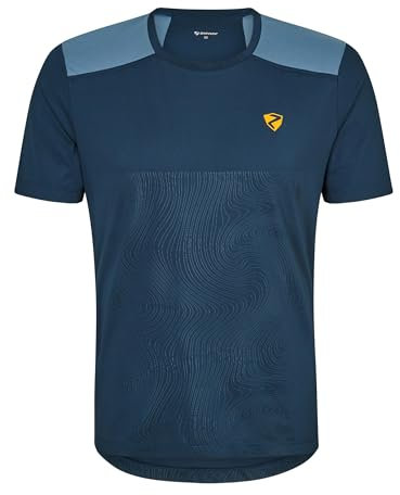 Ziener Herren NEMINDO Funktions-Shirt - Fahrrad|Outdoor|Fitness|Sport - atmungsaktiv,schnelltrocknend,Kurzarm, hale Navy, 52