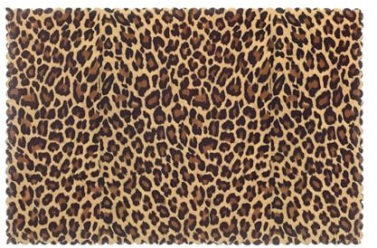 Cool Cheetah Léopard Résistant à la graisse Isolé Assiette de dîner Mat 30 x 45 cm pour hôtel, maison, banquet décoration de table