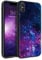 BENTOBEN for iPhone X/XS Phone Case, Glow in the Dark Nebula Galaxy Pattern Soft Silicone Slim Flexible Bumper Shockproof Women Men Protective Case for iPhone X/XS - Purple