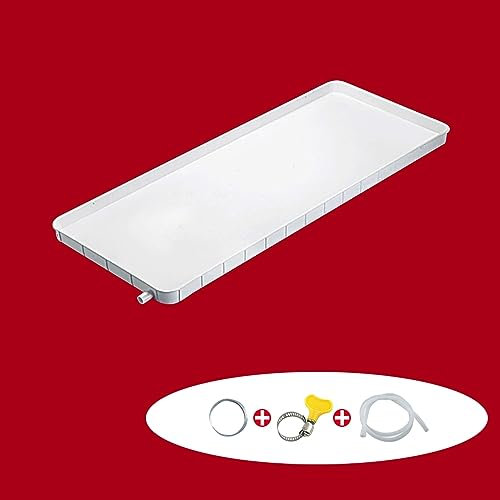 Bandejas Plastico, Unidad Interior/exterior de Aire Acondicionado Bandeja de Drenaje y Recolección de Agua Kit de Drenaje de CA Universal Recolector de Agua de Plástico ( Color : 1-2p , Size : 400cm )
