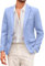 COOFANDY Veste pour homme - Style sportif et moderne - Blazer - 1 bouton - Veste de costume d'affaires - Coupe droite, Bleu ciel, XXL