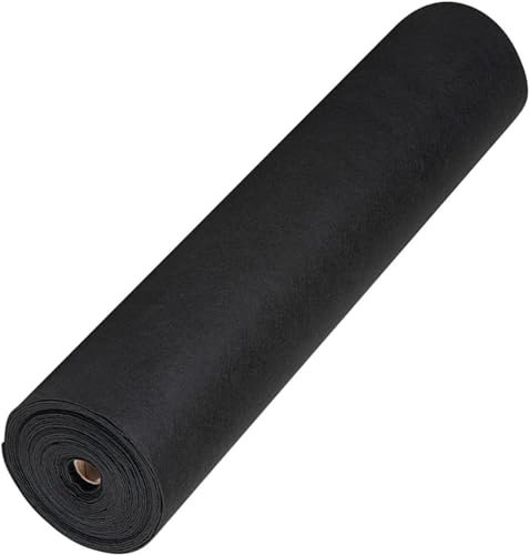 EPANO LXXW Unkrautfolie Garten-Unkrautbarriere-Landschaftsstoff Geotextil-Unkrautbekämpfungsmembran Gewebter Unkrautbekämpfungsstoff für Gärten, Rasenfläche(Size:1x20m)