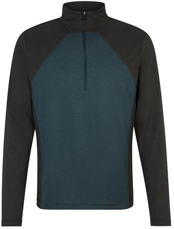 Ziener Herren JITO Skipullover, Skirolli, Funktions-Shirt | warm, elastisch, Recycled, Dark Jungle, 54