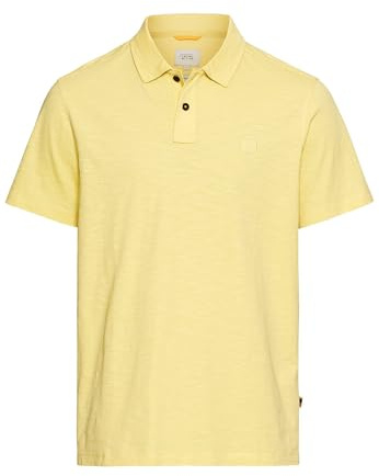 camel active Herren Kurzarm Poloshirt aus Baumwolle