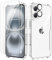 ORETECH Compatible with iPhone 16 Case 6.1 Inch, with [2x HD Screen Protector & Camera Lens Protector], Soft Silicone Shockproof Anti-Scratch Clear PC Back Case Cover for iPhone 16 Phone Case - Clear