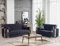 Stella Furniture - LION 2 Piece Sofa Sets for Living Room with Three Cushions - Convertible 3 and 2 Seater Sofa Sets, Couches with Storage - Free Assembly & Delivery (3+2 Seater, Black/Gold)