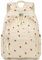 LEDAOU Mini-Rucksack für Mädchen, niedlicher Kleinkind-Rucksack, Geldbörse, Schul-Büchertaschen-Set mit Geldbörse, Reisen, Wandern, Tagesrucksack, Teenager, Damen, Erdbeerbeige, Mini, Mini-Rucksack