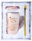 Abi Geschenke Kaffee Tasse Abitur Geschafft 2025, 400ml Weil ich's kann Kaffeetasse, Abschluss Geschenk Tasse, Abi 2025 Geschenke für Bestandene Prüfung Schulabschluss, Rosa