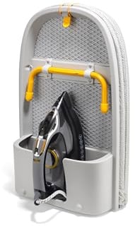 Joseph Joseph Pocket Max Portable Folding Tabletop Ironing Board, 43 Surface, Integrated Iron Storage Hook
