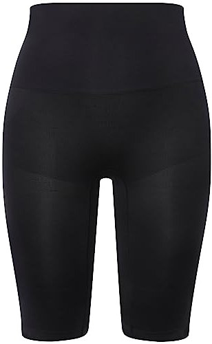 Ulla Popken Damen Knielang Hose, Schwarz (Schwarz 10), 54/56