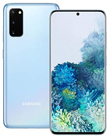 Samsung Galaxy S20 Smartphone débloqué 5G 128 Go/12 Go Double Sim - Cloud Blue