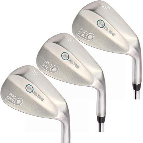 Ram Golf Pro Spin 3 Keil-Set - 52° Lücke, 56° Sand, 60° Lob Wedges - Damen Rechtshänder, Graphitschaft