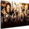 Myartstyle - Bilder Herr der Ringe 80 x 60 cm Leinwandbilder Xxl - 1 Teilige Wandbilder Film Popular Movies Kunstdrucke w-P-2053-57
