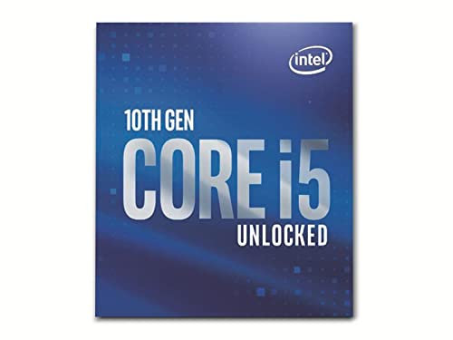 Intel BX8070110600K Micro Core I5-10600 K 4,10/4,80 GHz LGA1200 10ème génération, Noir, I5-10600K 4,1/4,8GHZ 10ªGEN