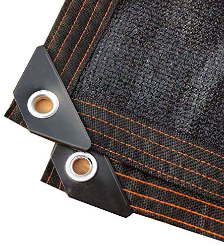 XQHD Voile ombrage Balcon imperméable, Voiles d'ombrage pour Patio perméable Toile ombrage füR Patio, pergola, terrasse,Black-3x6m