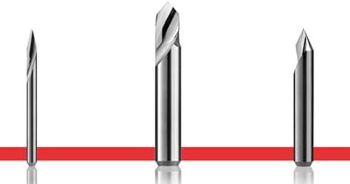 Fraise de gravure pour verre acrylique - GB 0,7 mm, D 4 mm, GL 4 mm, SW 090 Kmm