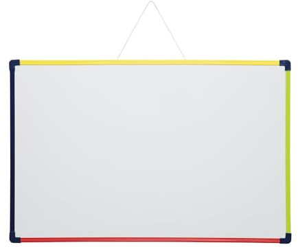 MAUL Whiteboard MAULfun 38,5x58,5cm | Tragbares Whiteboard zum Aufhängen | Bunte Tafel zum Beschriften | Beidseitig beschreibbare Magnettafel | Praktische Magnetwand für Büro | Mehrfarbig