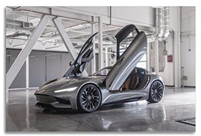 YUANLY Supercar Poster für Karma SC2 Rennauto, dekoratives Gemälde, Leinwand, Wand- und Kunstbild, Familien-Schlafzimmer, Dekoration, 40 x 60 cm