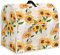 Annejudy Retro Sunflower Print Dust Cover for Stand Mixer Coffee Maker Toaster Machine, Protective Kitchen Aid Mixer Cover with Top Handle and Pockets for Extra Accessories