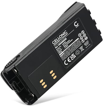 CELLONIC, Akku für Funkgerät kompatibel mit Motorola GP340, PMNN4151AR, GP360, GP380, GP320 (7.4V, 4000mAh)