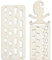 3pcs Wichtel Schablone,Wichtel Zubehör Schablone,Wichtel Zubehör Weihnachten Schablone,Wichtel FußAbdrücke,Geeignet für Weihnachtsdekorationen auf Böden, Fenstern, Wänden