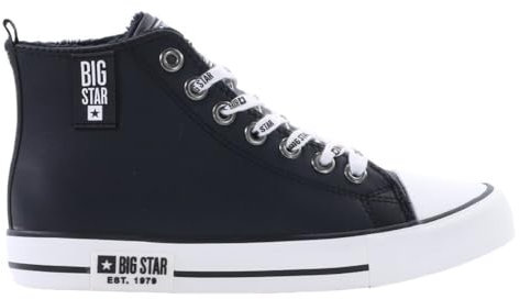 Big Star W Int1898b Insulated Sneakers für Damen, Schwarz, Schwarz, 39 EU