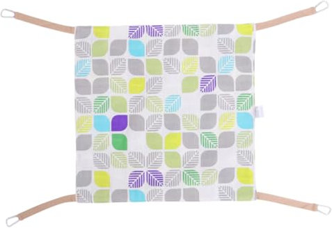 minkissy Cat Hammock Hanging Pet Bed Practical Pet Sleeping Nest for Cats Cotton Linen Material Adorable Kitten Hammock for Indoor Use