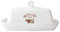 GLigeT Butterschale Butterdose aus Keramik im nordischen Stil, Retro-Kuhmuster, mit Deckel, Snackdose, Butterdose for Zuhause, Hotel und Outdoor Butterglocke