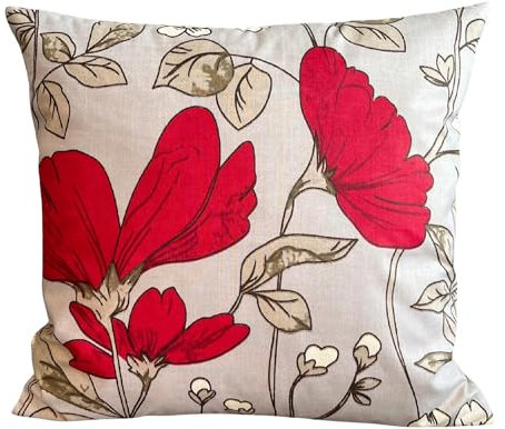 HOUSE ART LIFE Kissenbezug 40x40 cm – 100% Baumwolle, weich & atmungsaktiv, mit Reißverschluss, ideal zum Schlafen, für Bett & Schlafzimmer, pflegeleicht, ohne Füllung | Viele Bunte Muster