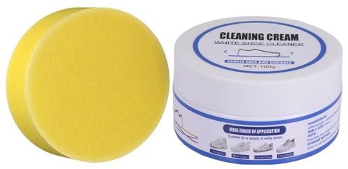 Facynde Schuhe Reinigungscreme, White Shoe Cleaning Cream, Multifunctional White Shoe Cleaner Shoes Multifunctional Cleaning Cream, Multi-Purpose Cleaning Cream, Decontaminate Solid Paste