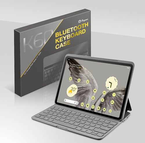 Pengreen Custodia con tastiera Bluetooth per tablet Google Pixel 11 pollici 2023 K60
