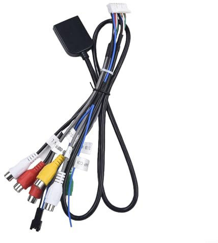 CNANRNANC SIM Card Slot Adapter, für Radio Multimedia GPSKabel Stecker, 20P Audio Kabel 4G Card Slot Kabel Lüfter Stecker