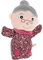 Abaodam Handpuppe Großmutter Lustiges Rollenspiel-Spielzeug Für Mädchen Puppen Für Geschichtenerzählen Interaktive Stofffigur Für Familie Und Vorschule Zufälliger Kleidungstil