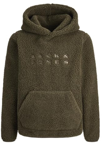 JACK & JONES Herren Jcoflare Teddy Sweat Hood Jnr