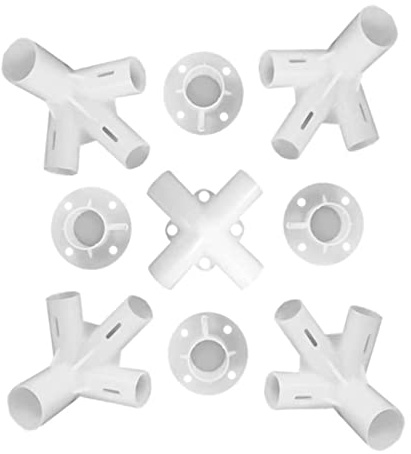 SMELEYOU Connecteur de Gazebo, 9pcs idéal pour Les pièces de Rechange Gazebo Maison 25/19 mm pièces Tente Tente Accessoires idéaux pour Les Accessoires Camping à Domicile