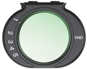 Potensic Filtro ND compatibile con drone Potensic Atom 2, solo per apertura F1.8, da ND 2 a ND 32, 5 livelli regolabili, accessori per obiettivo del drone