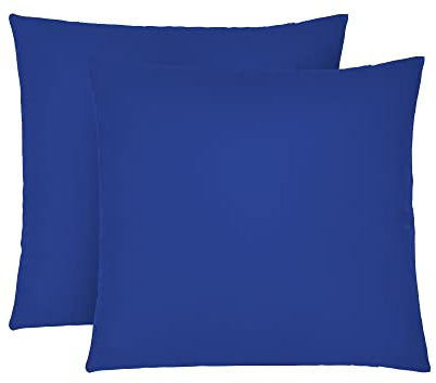 biberna Feinjersey Kopfkissenbezug 0077144 2X 80x80 cm Saphir