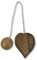 Tex family - Magnet Raffhalter aus Holz | starker Magnet | Blattform 6 x 5 cm | geeignet für alle Arten von Umgebungen, Walnuss, Eisen