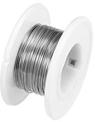 sourcing map 0.3mm 28AWG Heating Resistor Wire Wrapping Nichrome Resistance Wires for Heating Elements 49ft