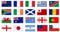 Rugby World Cup 2023 Flag Pack - 20 Large 5'x3' (150cm x 90cm) Flags - 1 for each competing nation