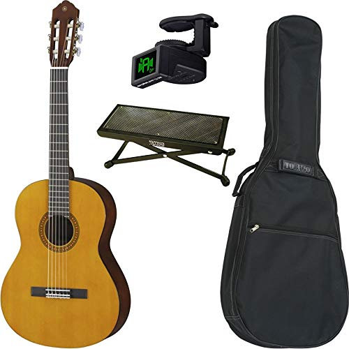 Set Konzertgitarre Yamaha CS40 3/4 + Tasche + Fußstütze + Stimmgerät